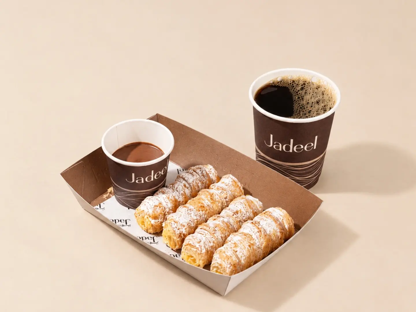 Coffee Of The Day With Vanilla Roll