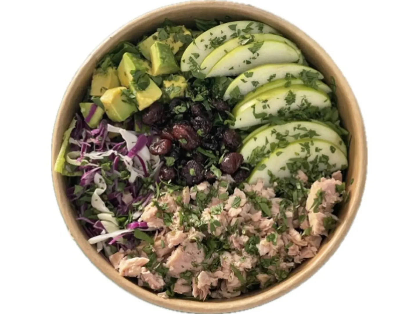 Tuna Avo Cranberry Salad