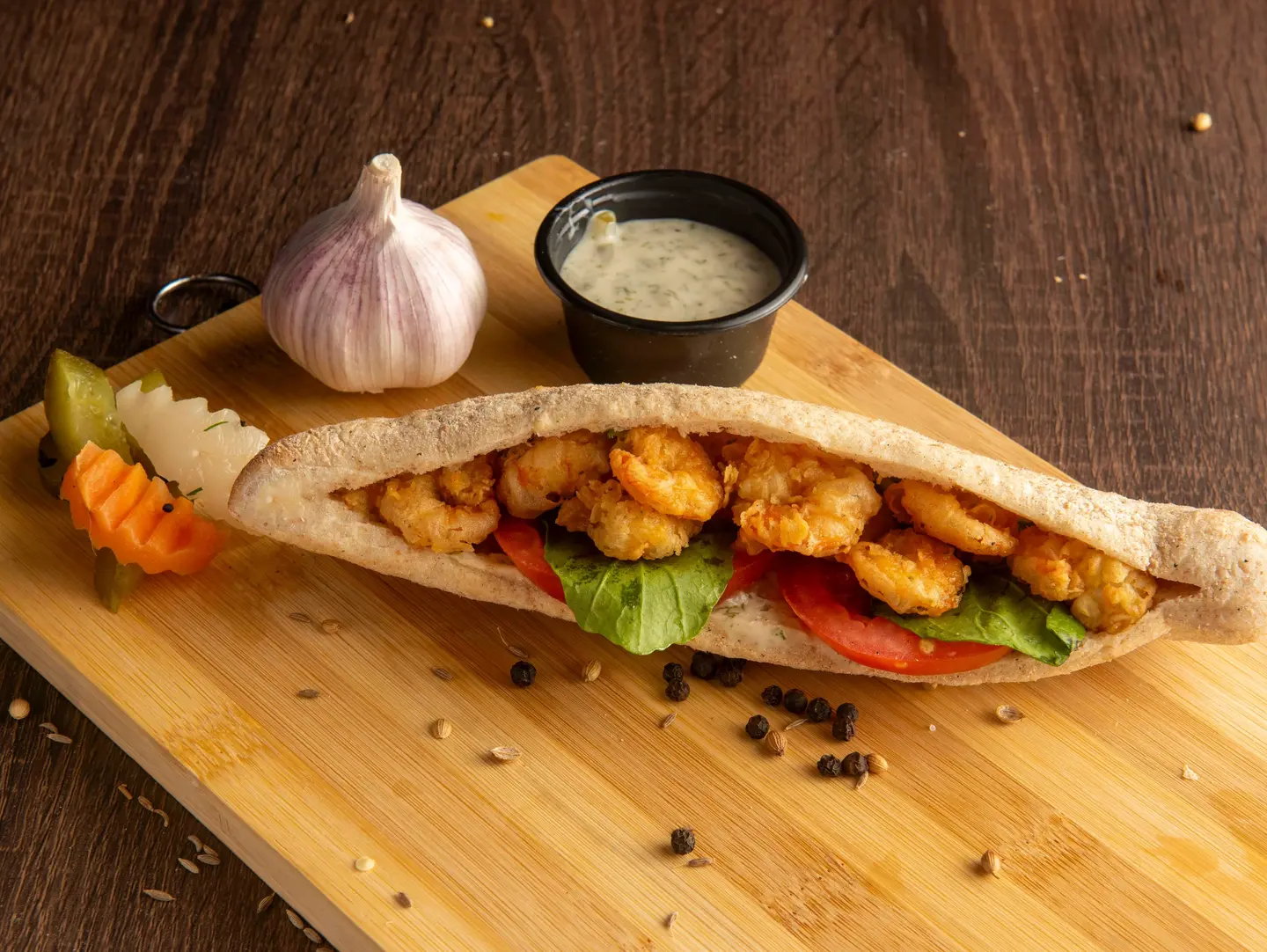 Fried Shrimp Sandwich