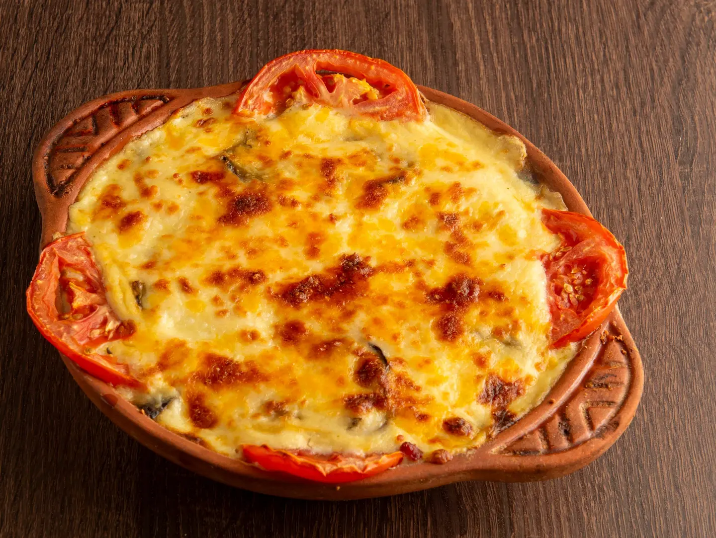 Clay Pot Moussaka With Béchamel And Meat