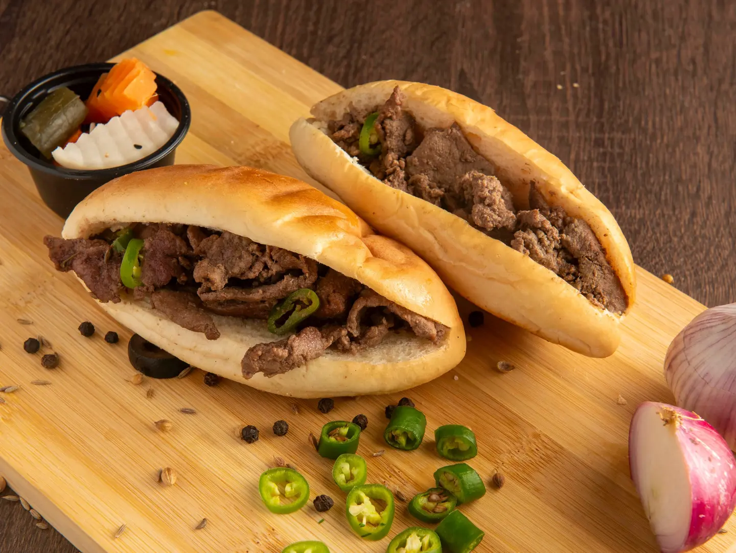 Alexandrian Samoli Liver Sandwich
