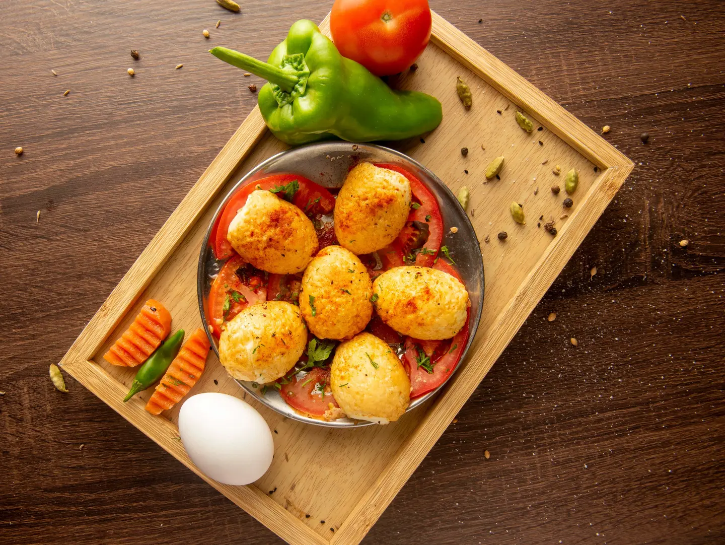 Rolled Egg Dish