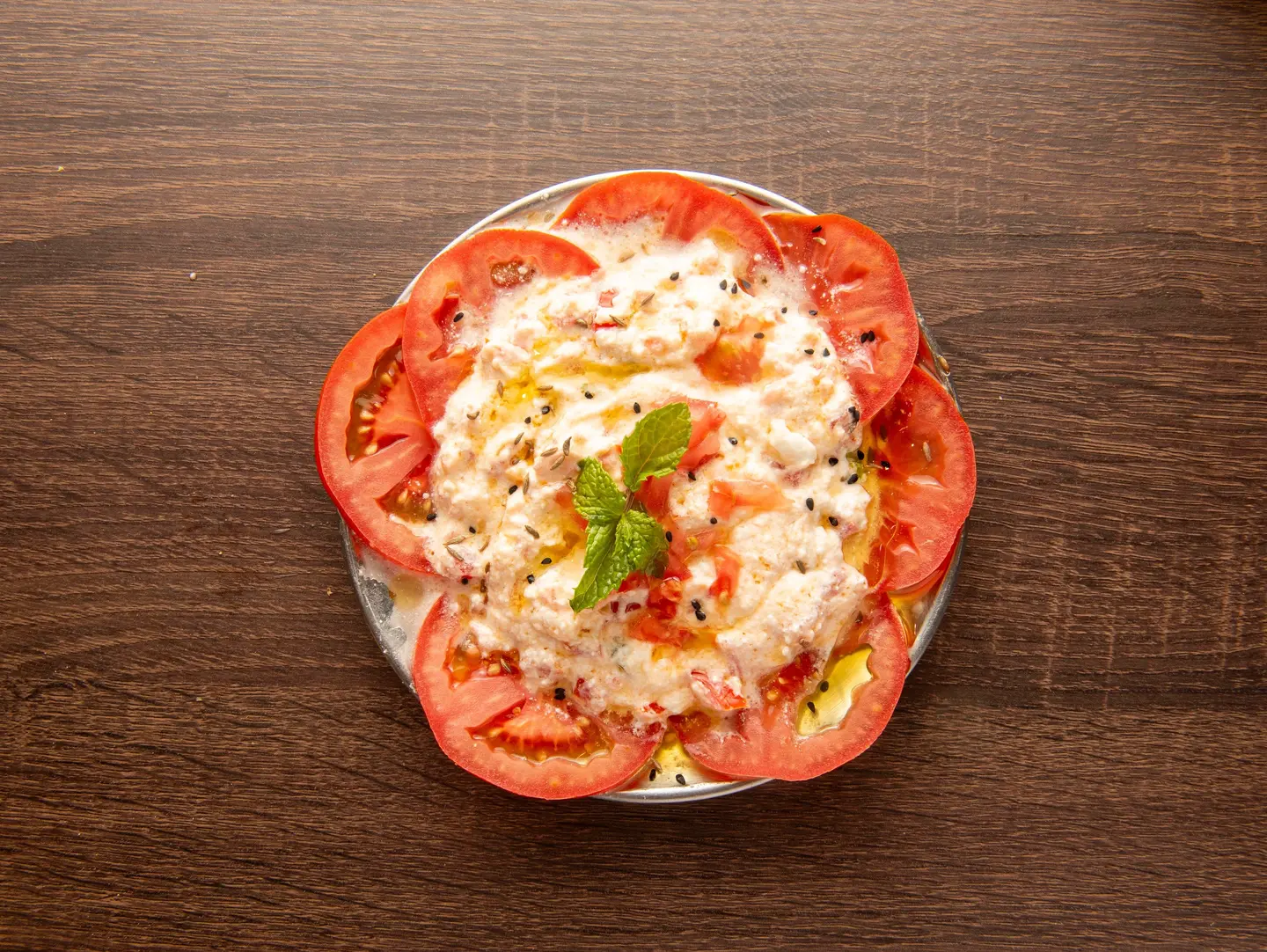 Cheese And Tomato Platter