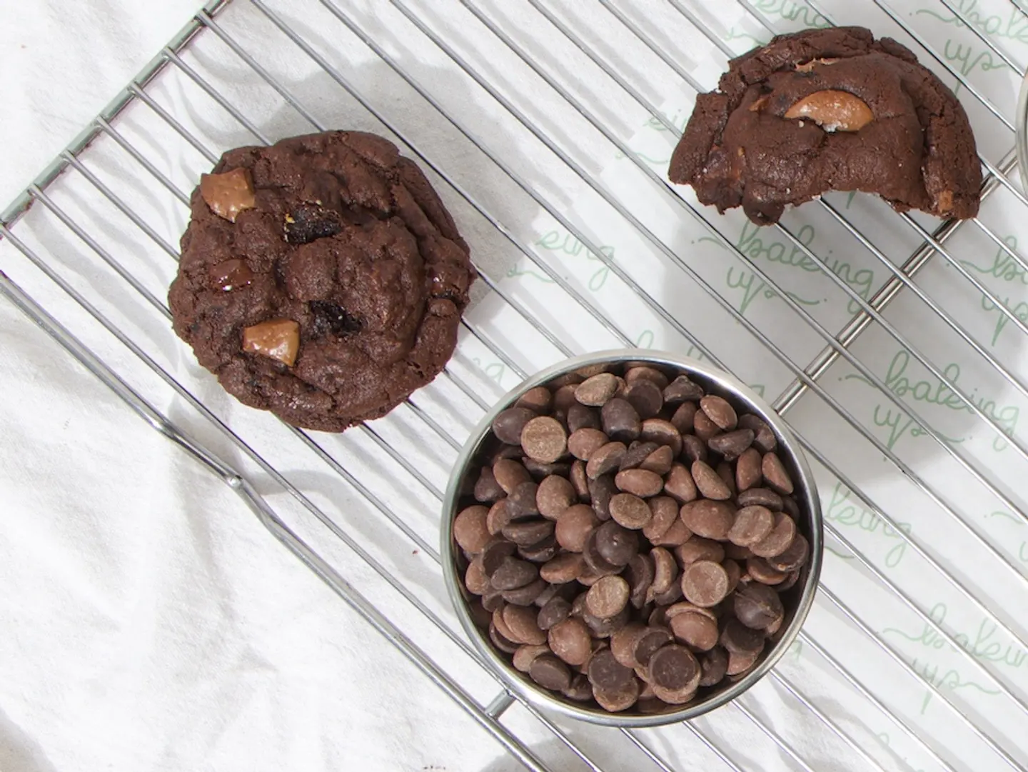 Triple Chocolate Cookies