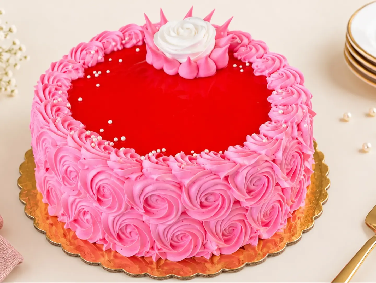 Flower Cake Pink 95