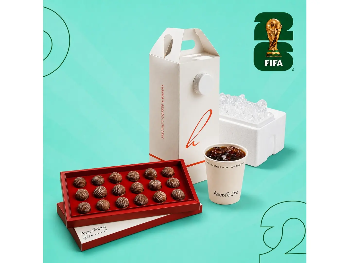 Mini Chocolate Danish Box With Coffee Of The Day