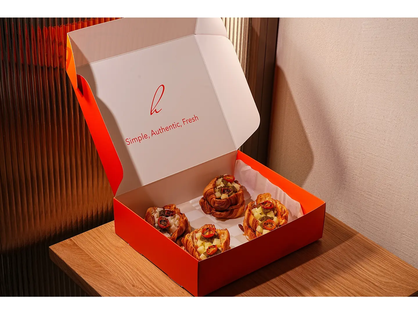 Halloumi Pesto Croissant 4 Pcs