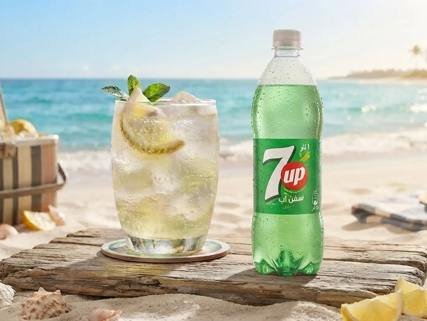 7 Up 1 Litre Bottle