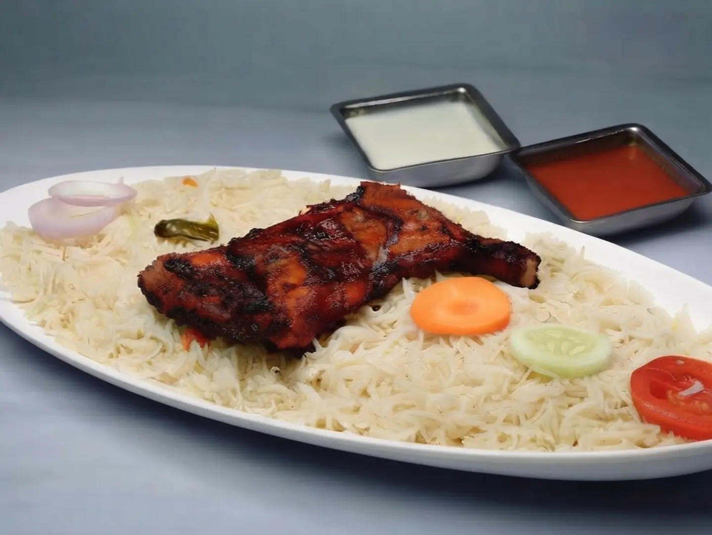 Quarter Al Faham With Mandi Rice
