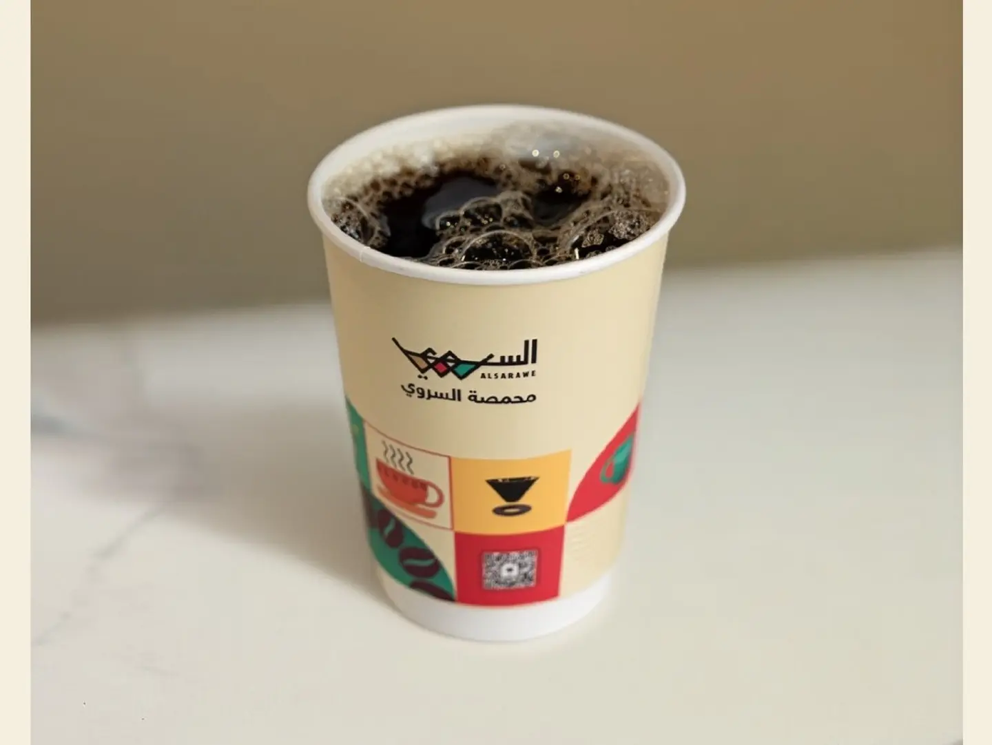 قهوة سوداء منزوعة الكافيين