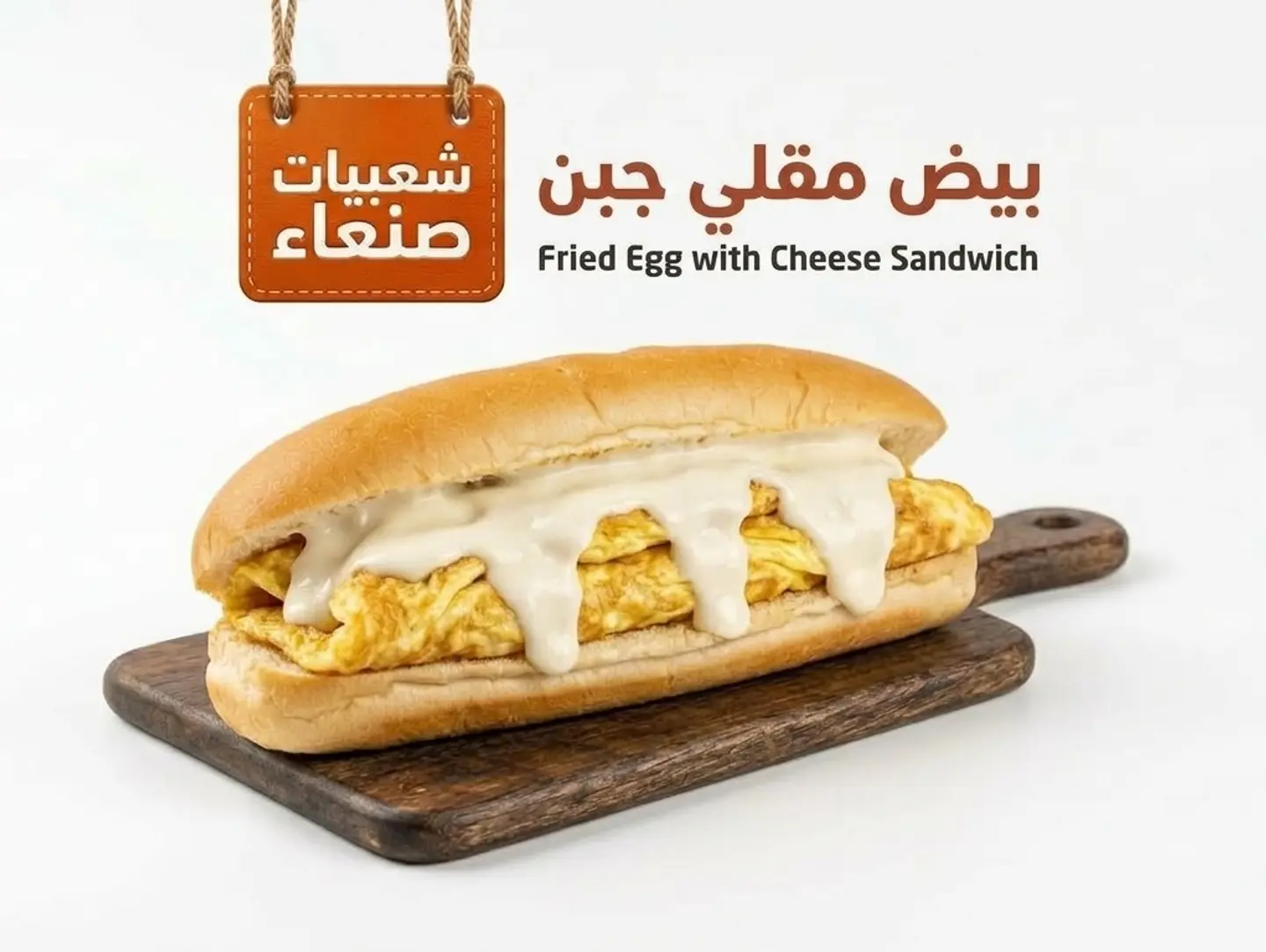 Fried Egg With Cheese Sandwich