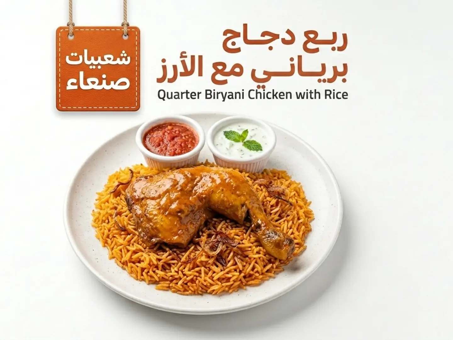 ربع دجاج برياني