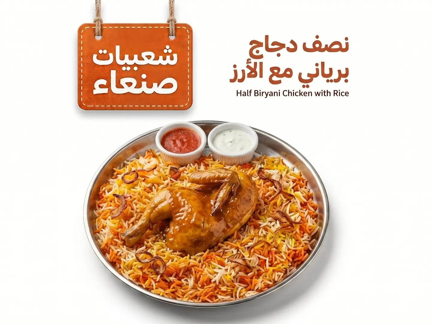 نص دجاج برياني