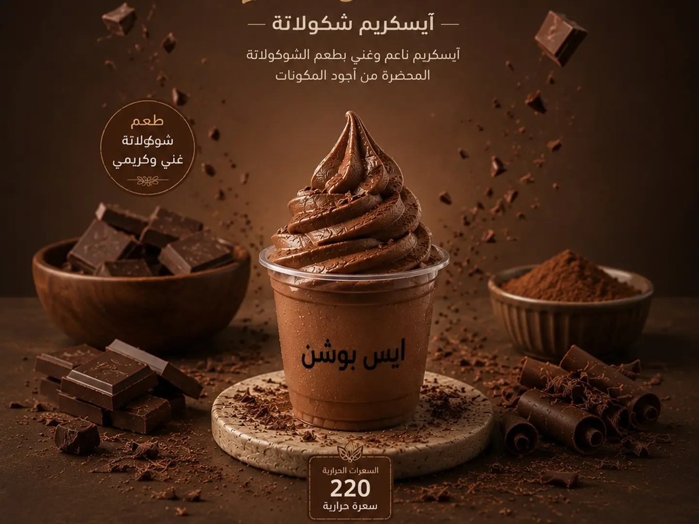 Premium Chocolate Ice Cream