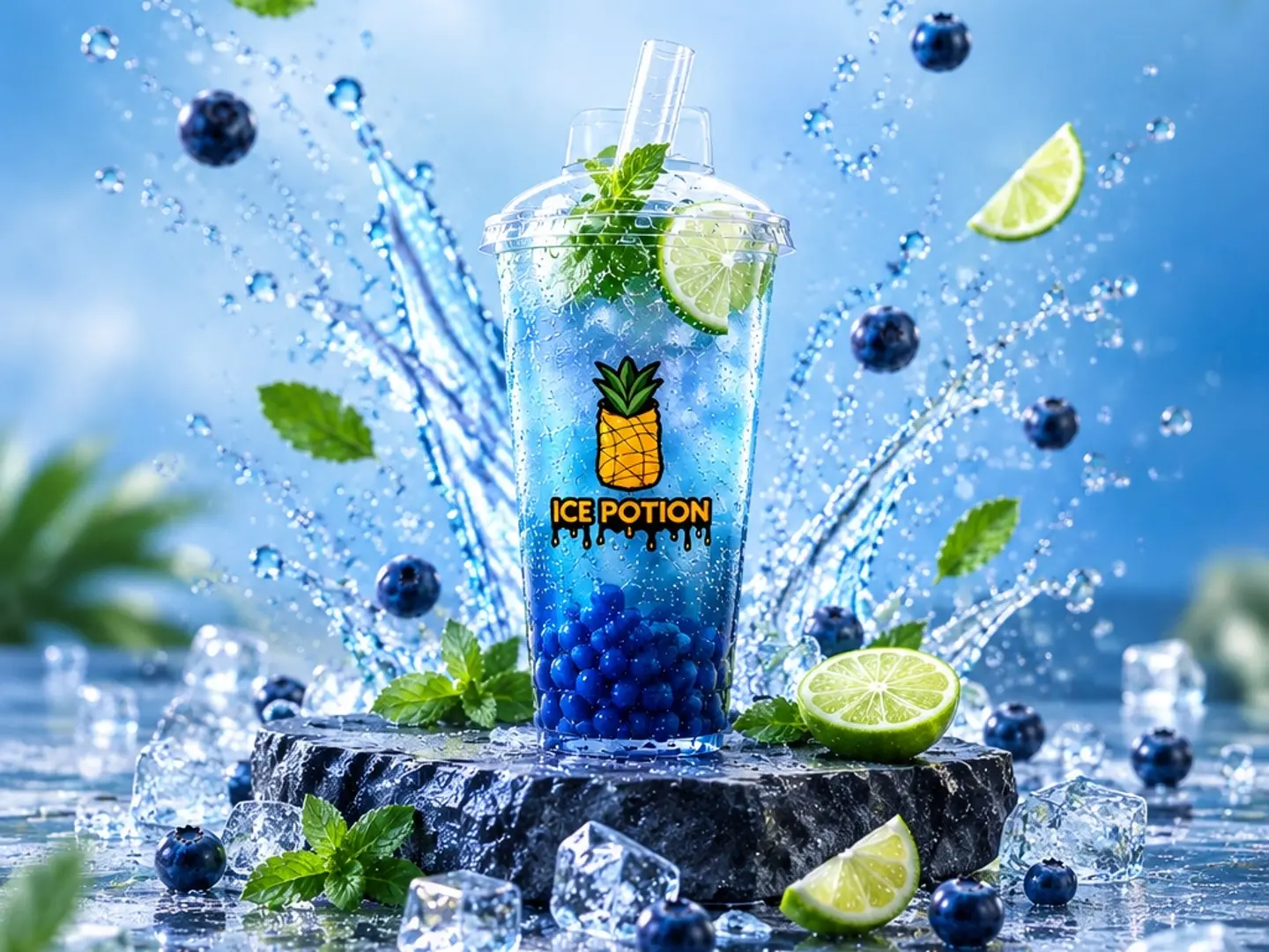 Blueberries - 7up