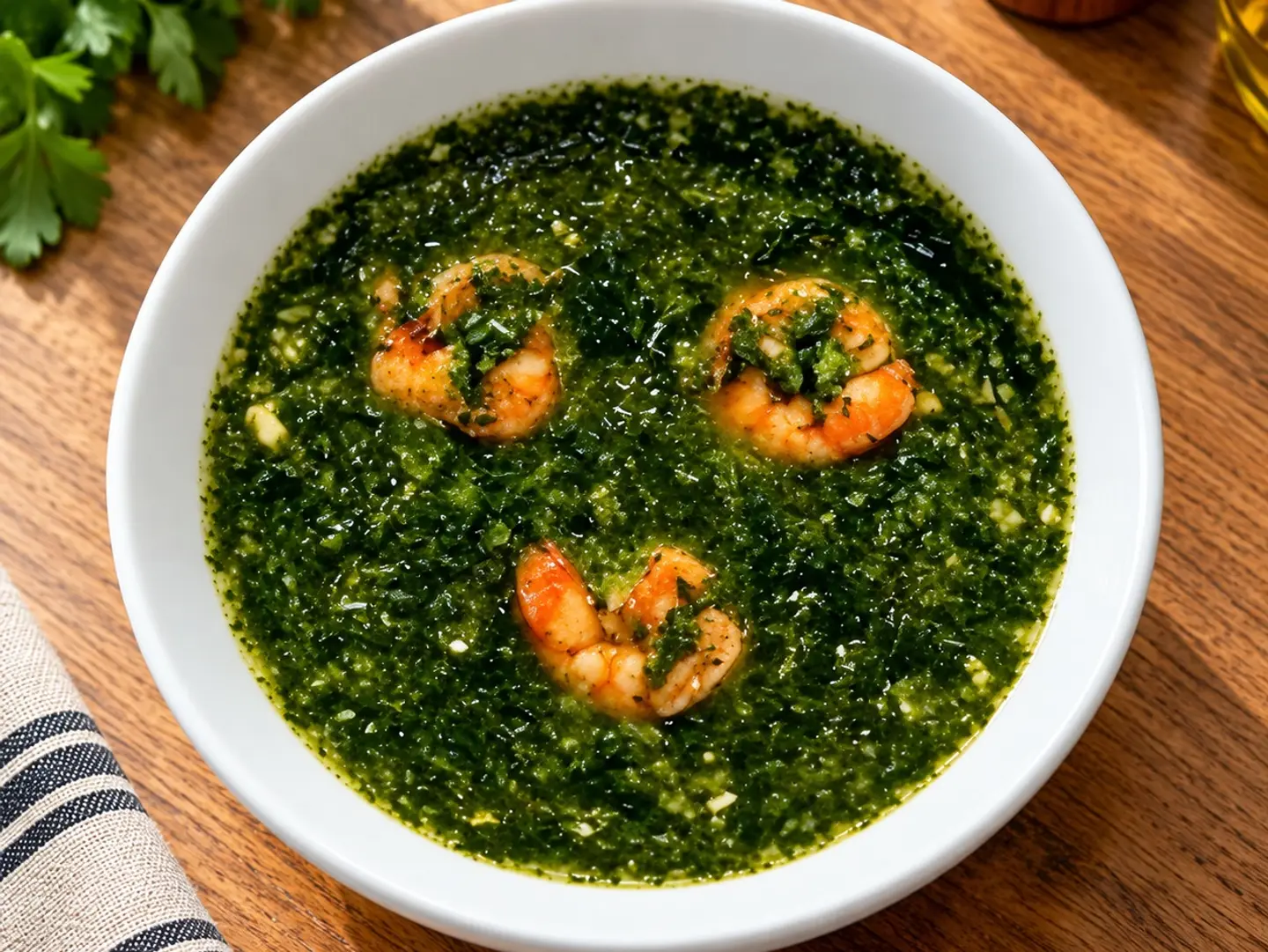 ملوخيه بالجمبري