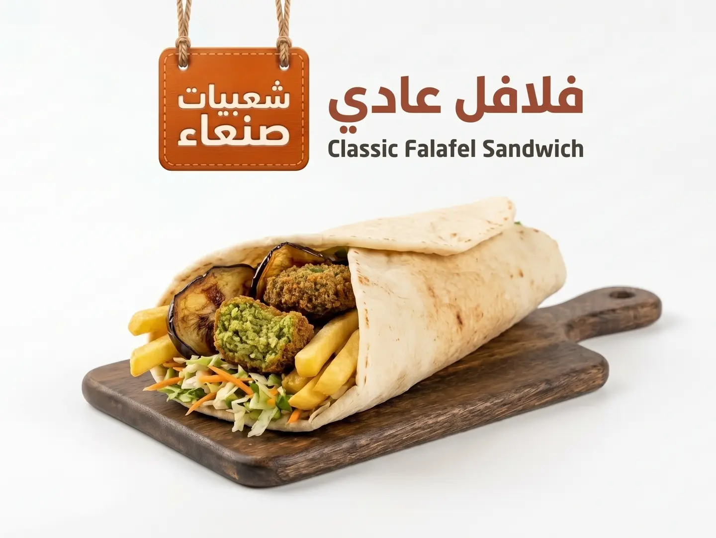 Plain Falafel Sandwich