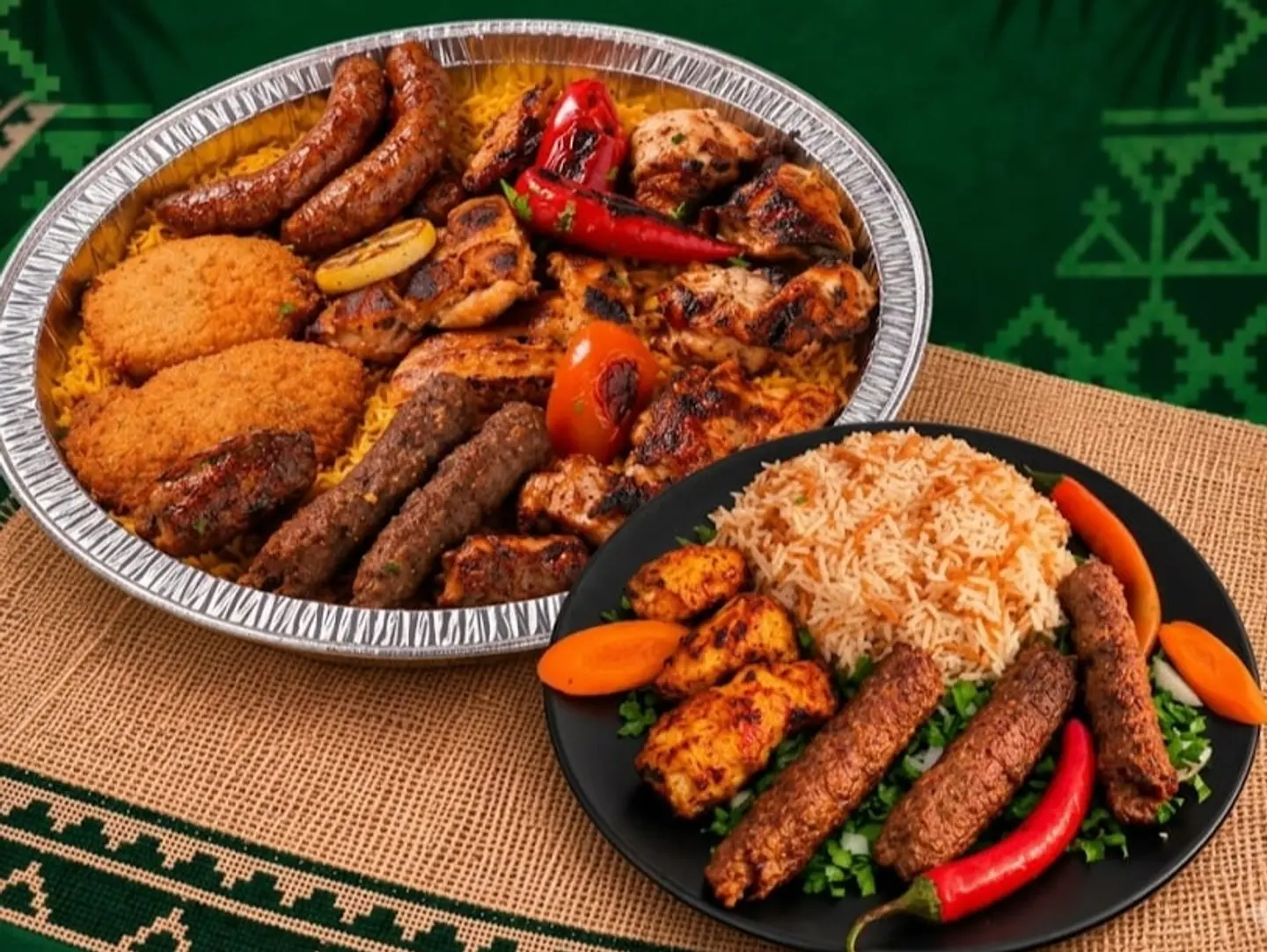 صينية اليوم الوطني وجبة الشموخ
