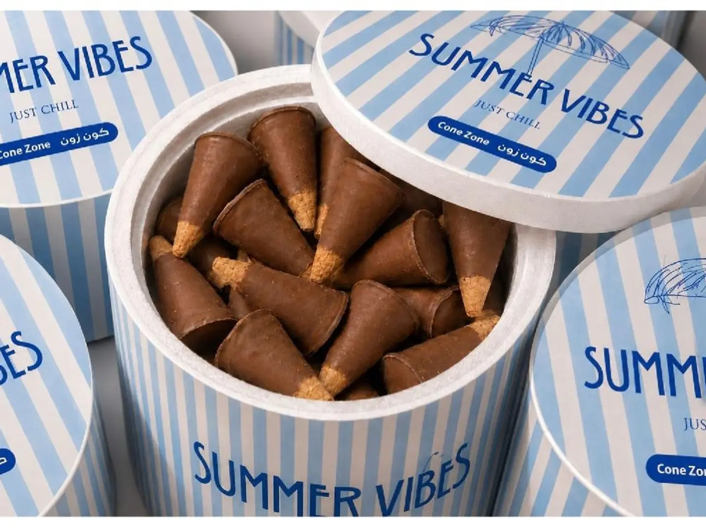 Crunchy Pecan Mini Cones