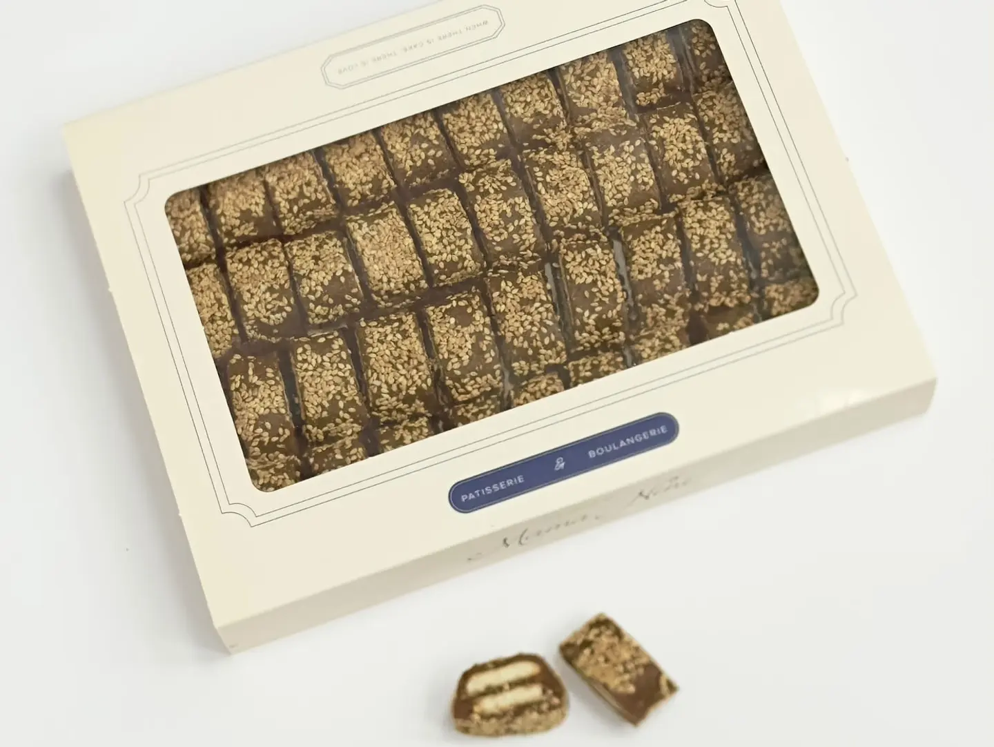 Mini Swiss Date Rolls Box
