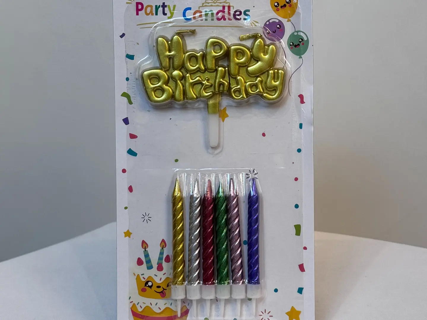 Gold Candle Card