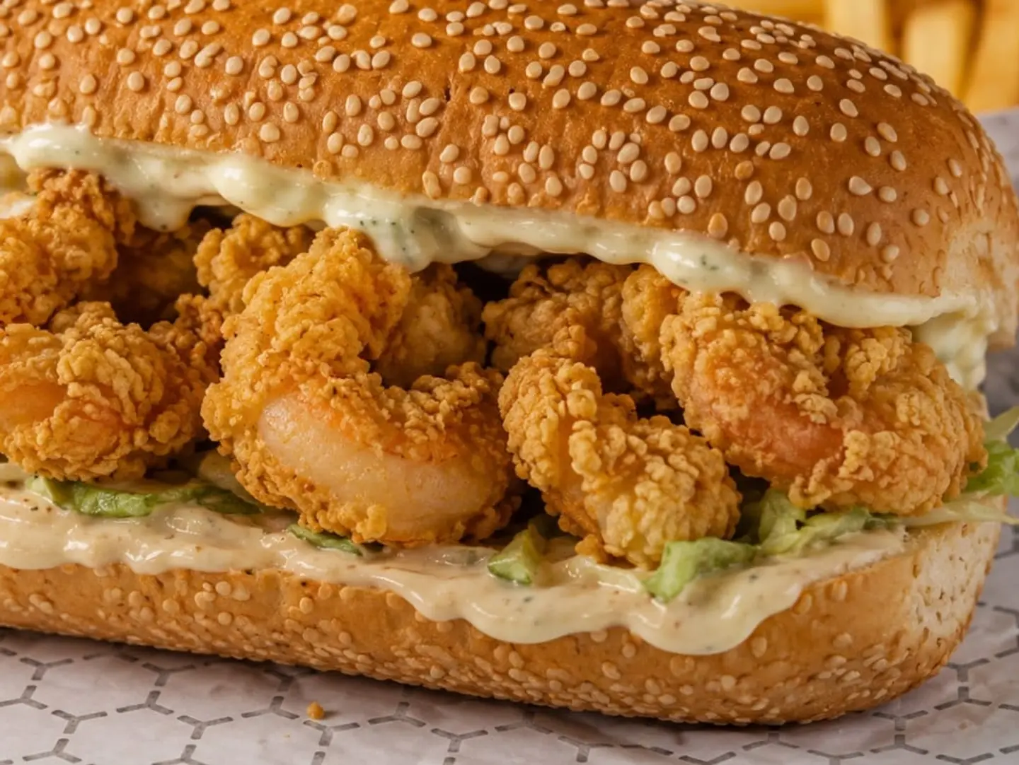Large Shrimp Sandwich