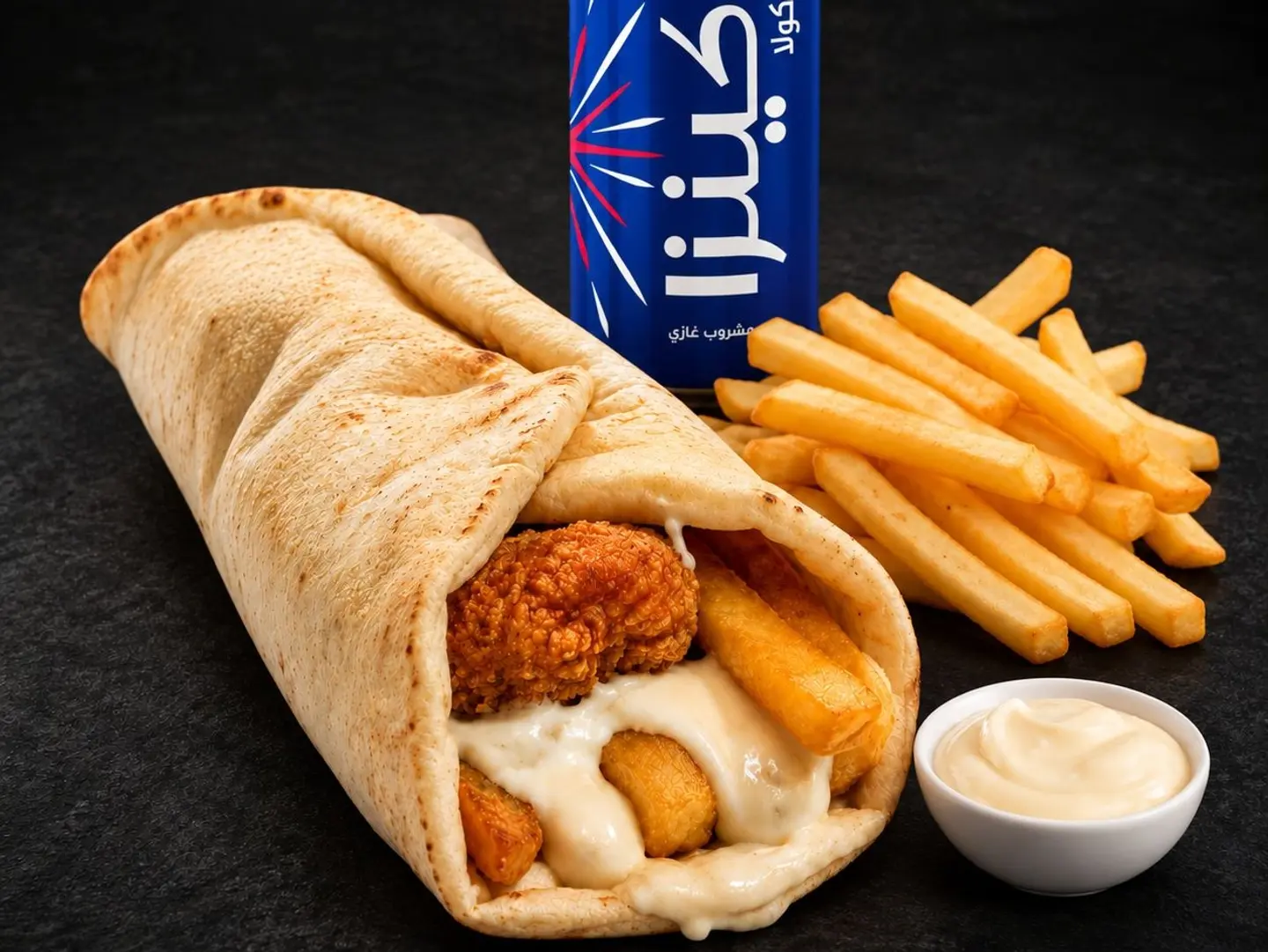 Musahab Chicken Sandwich Meal With Kenza