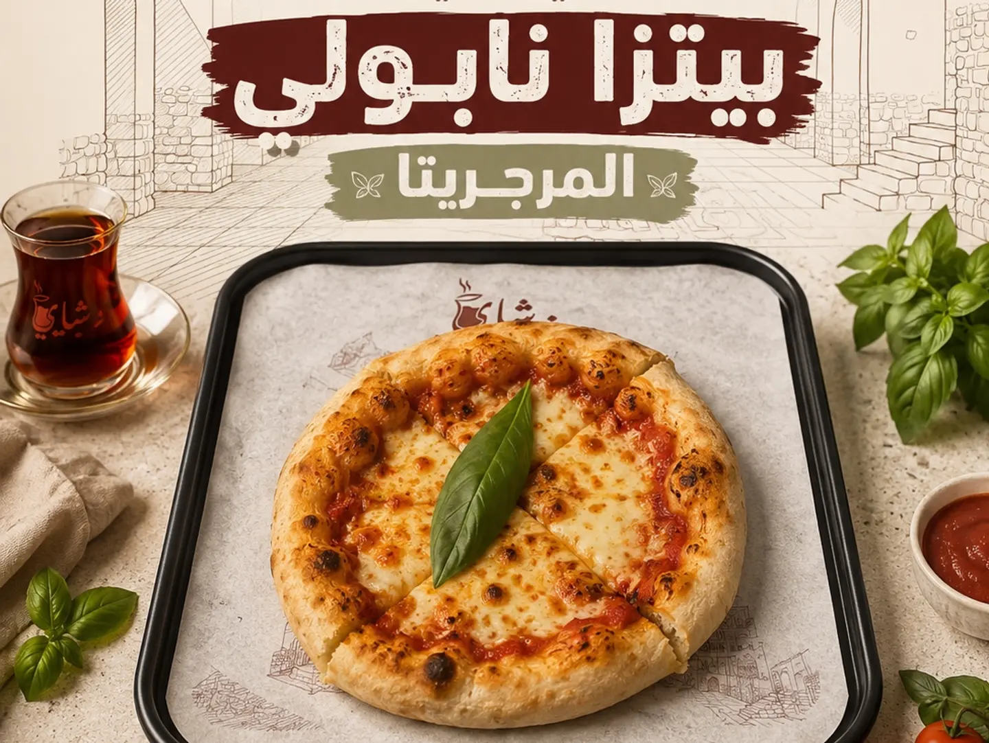 Neapolitan Margherita Pizza