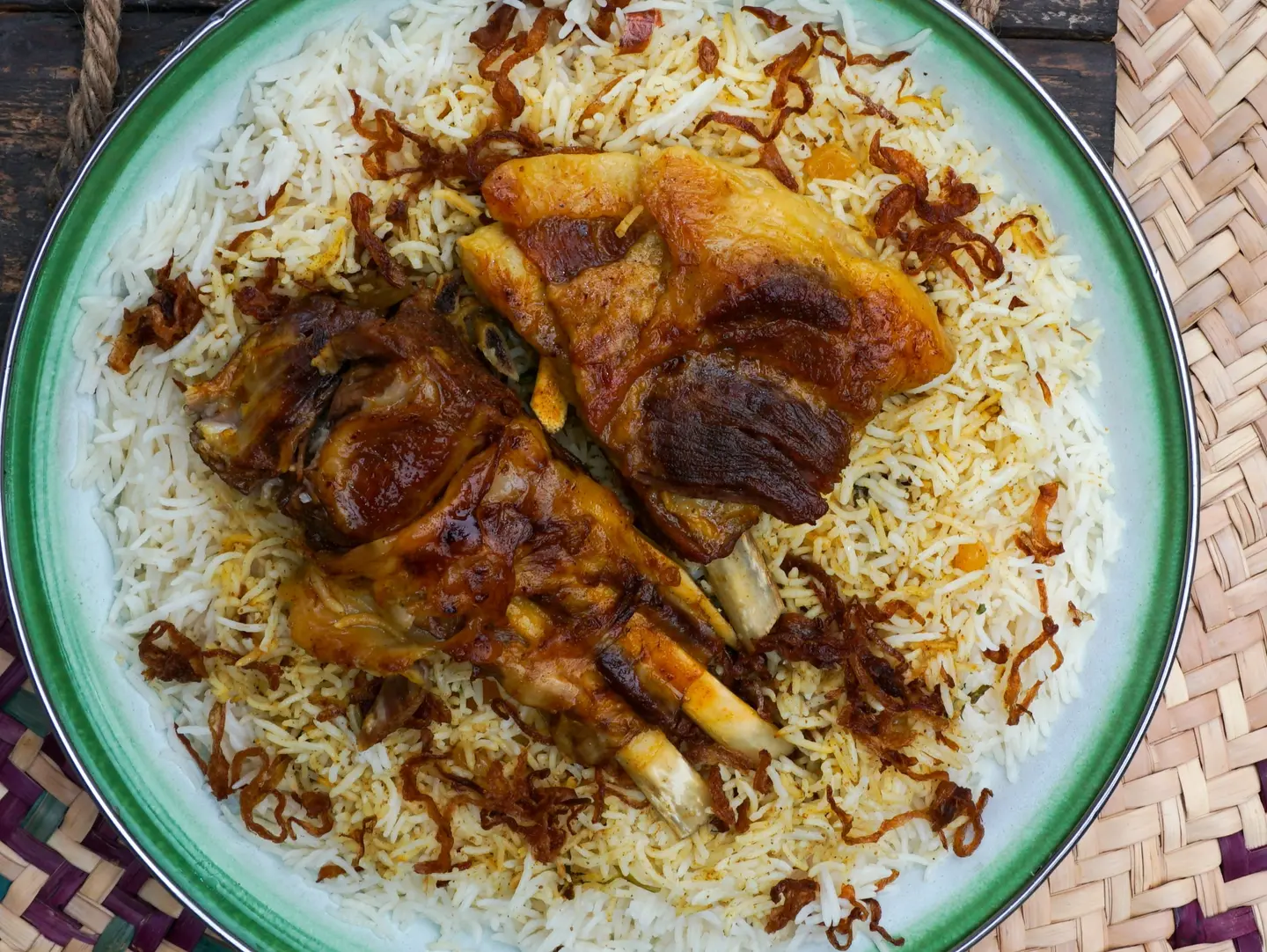 Meat Biryani For A Person