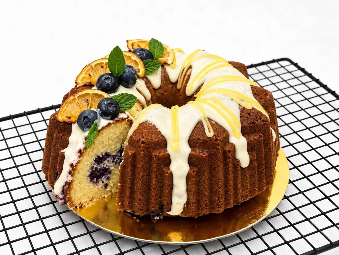 Lemon And Berry Cake
