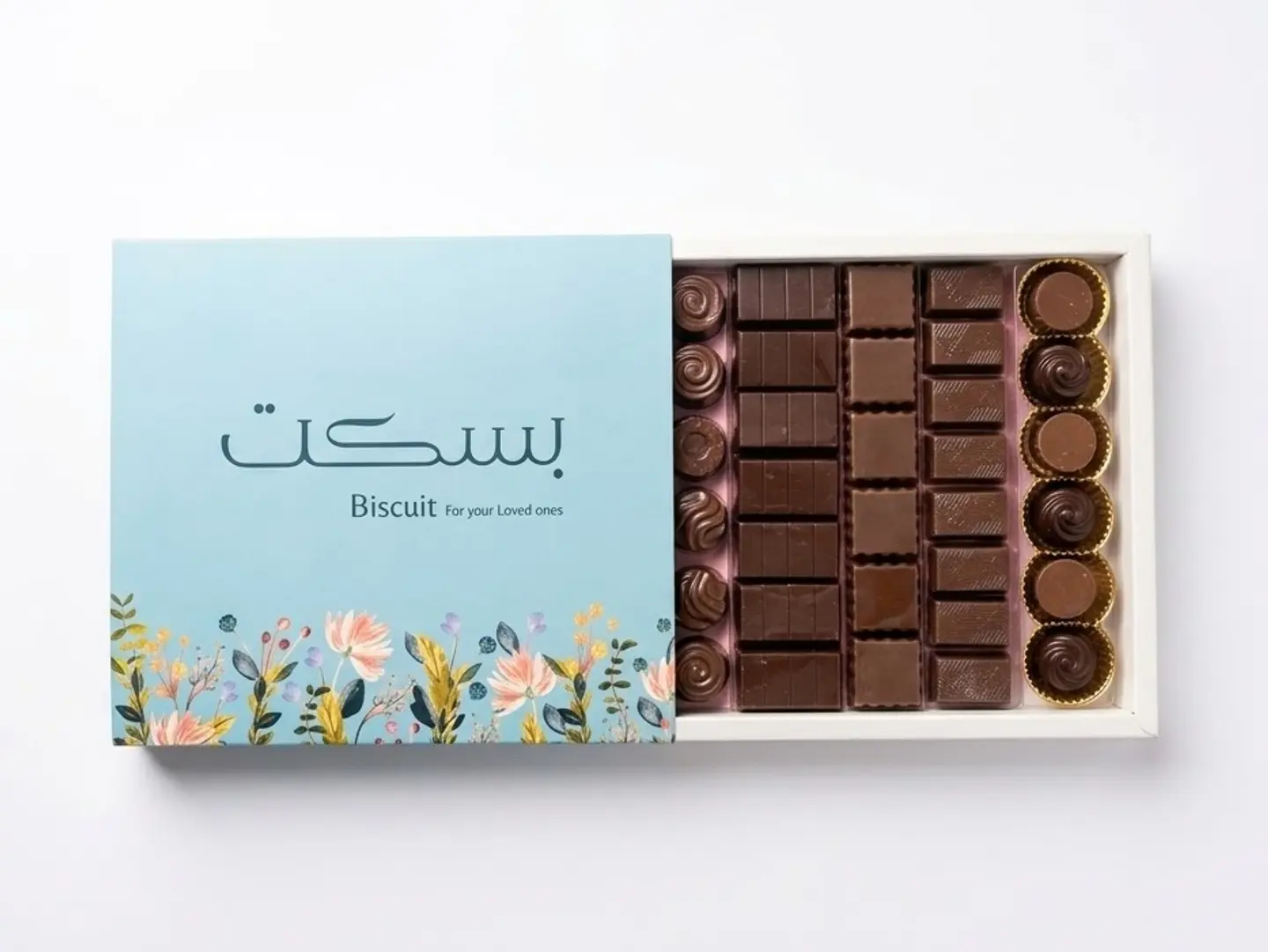 علبة شوكولاتة بالجيكية كبير