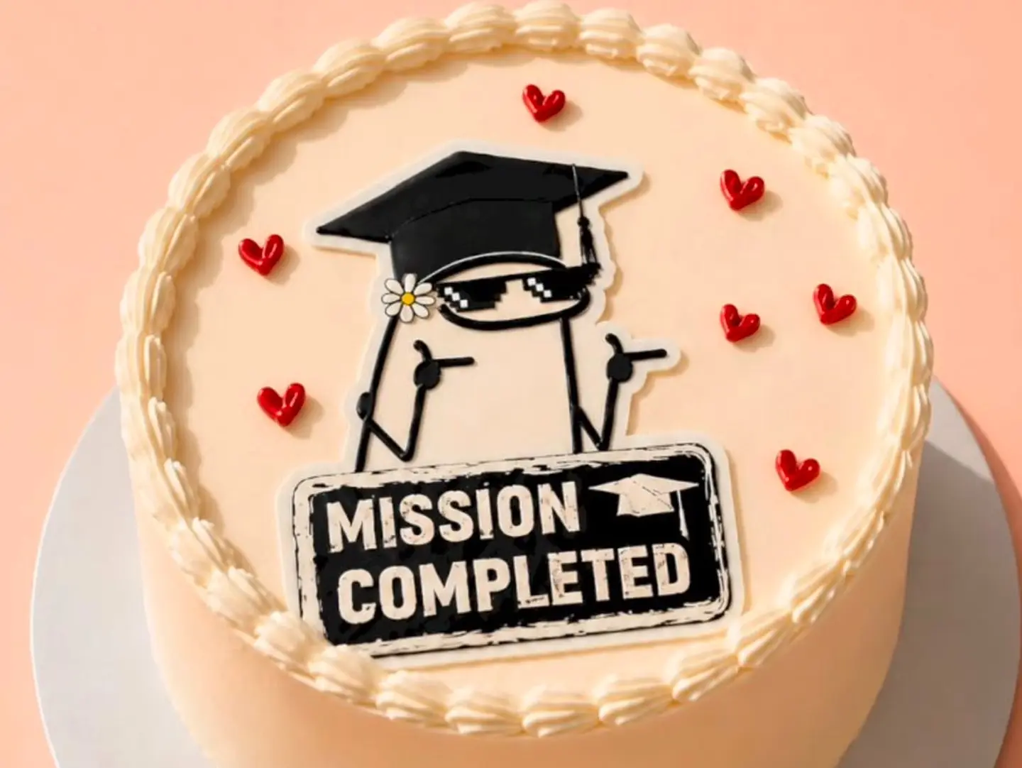 Graduation Cake 8   Small Size