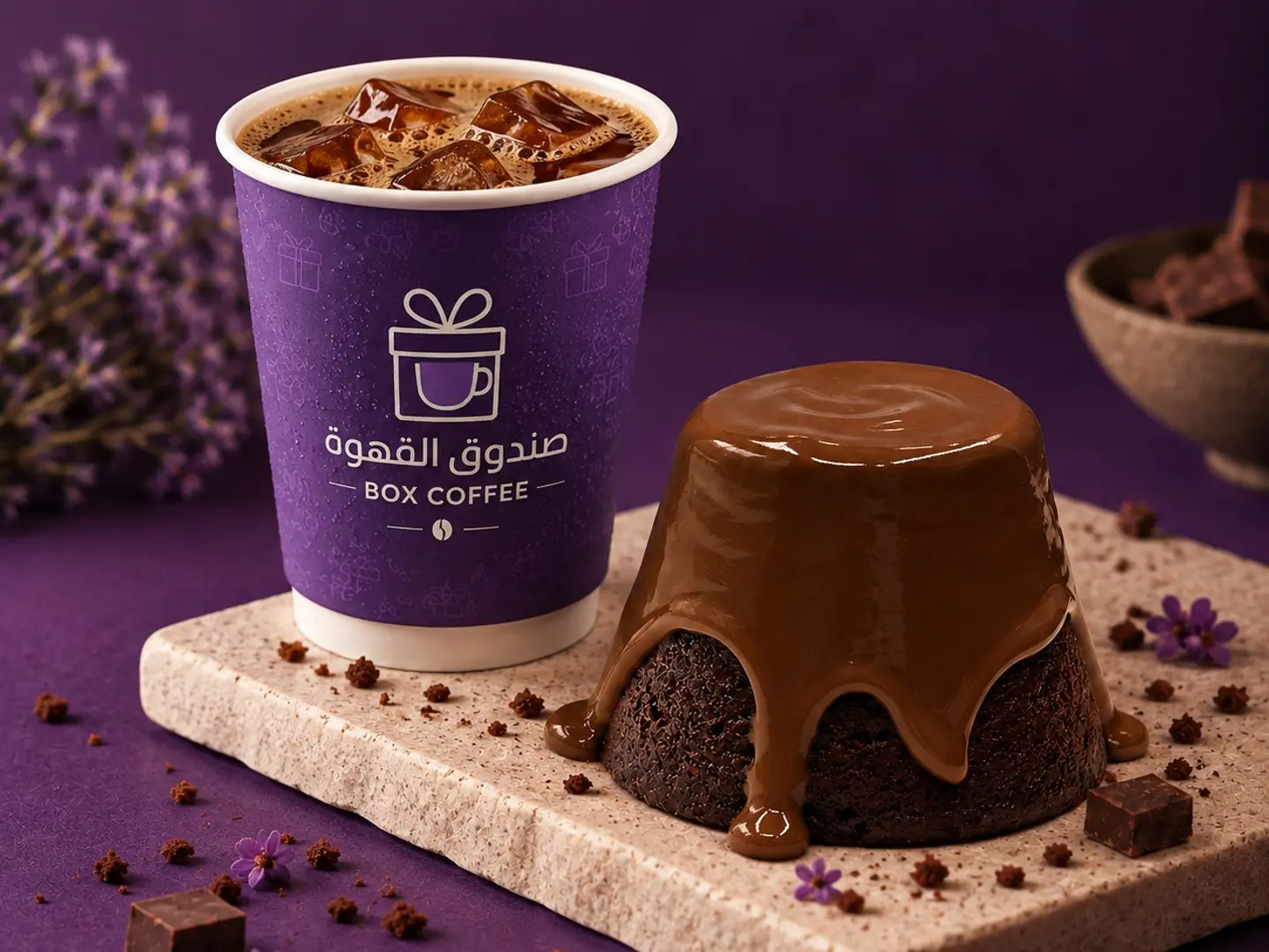 لافا كيك مع في 60