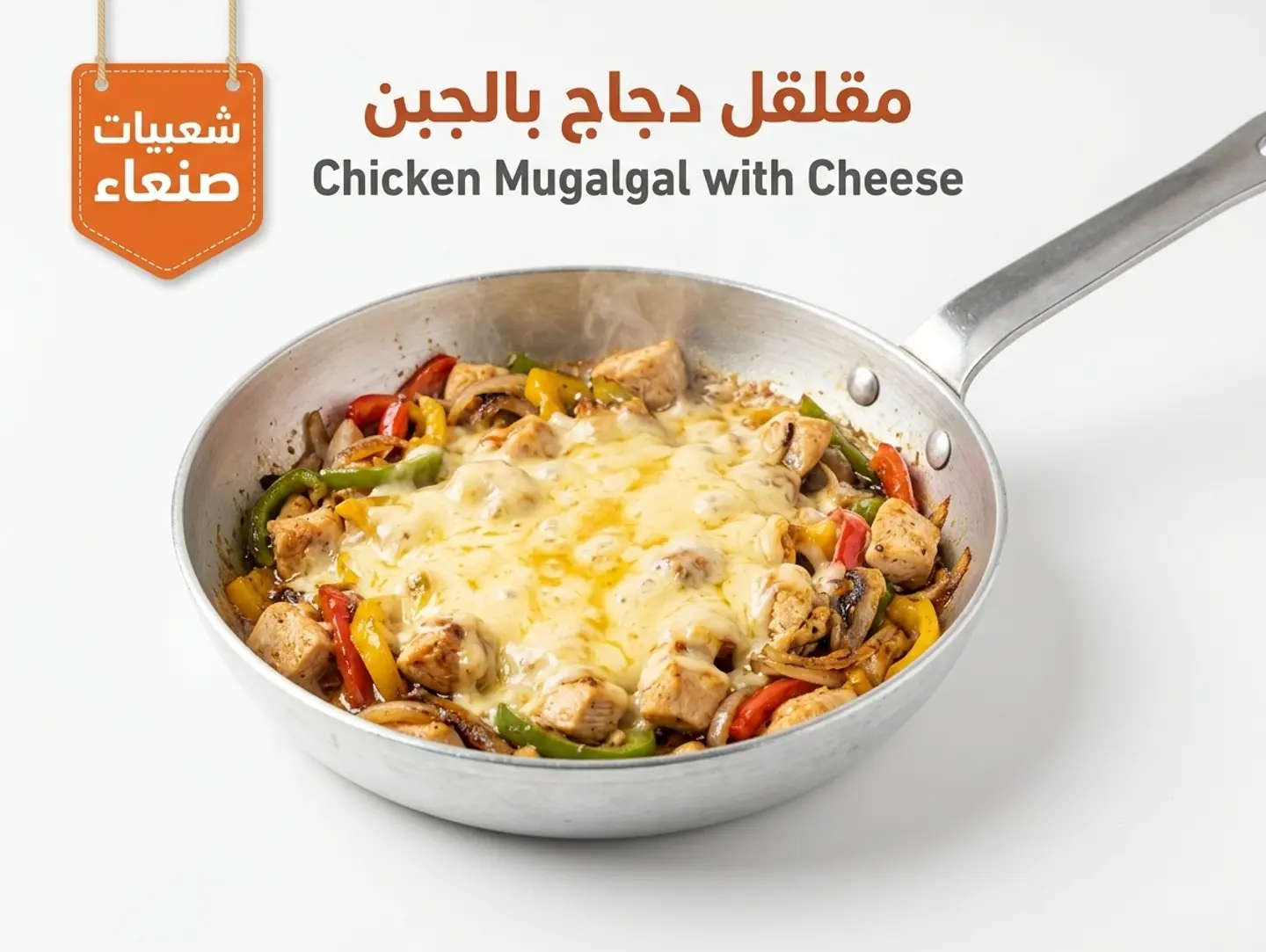 مقلقل دجاج بالجبن