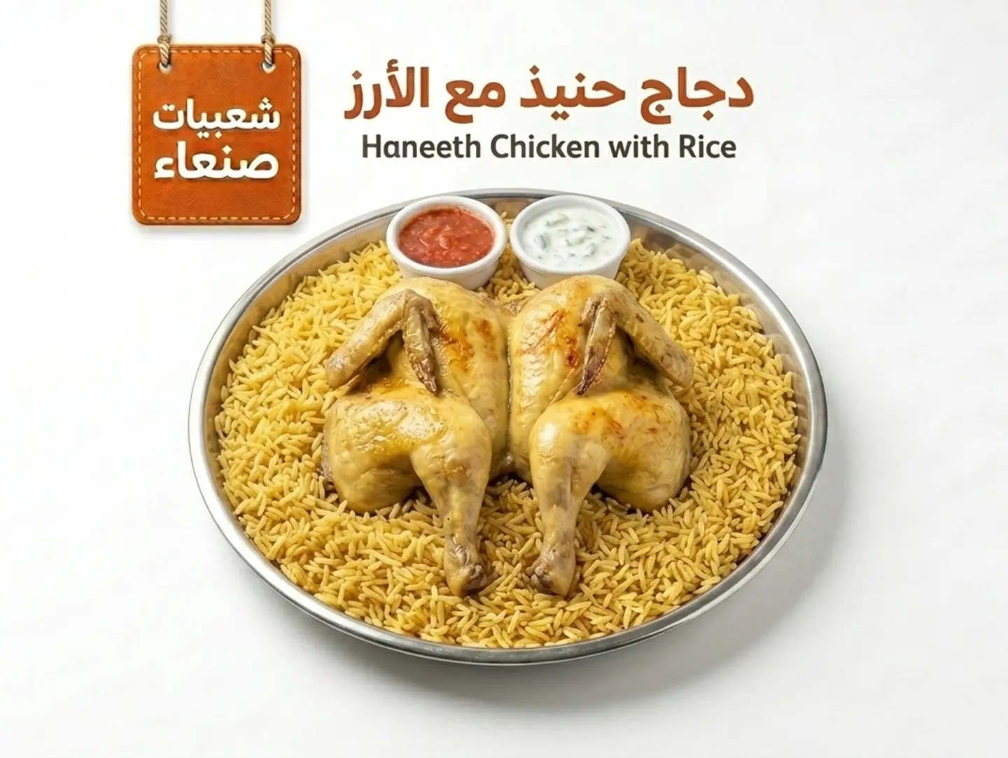 دجاج حنيذ مع الأرز - ربع دجاجة