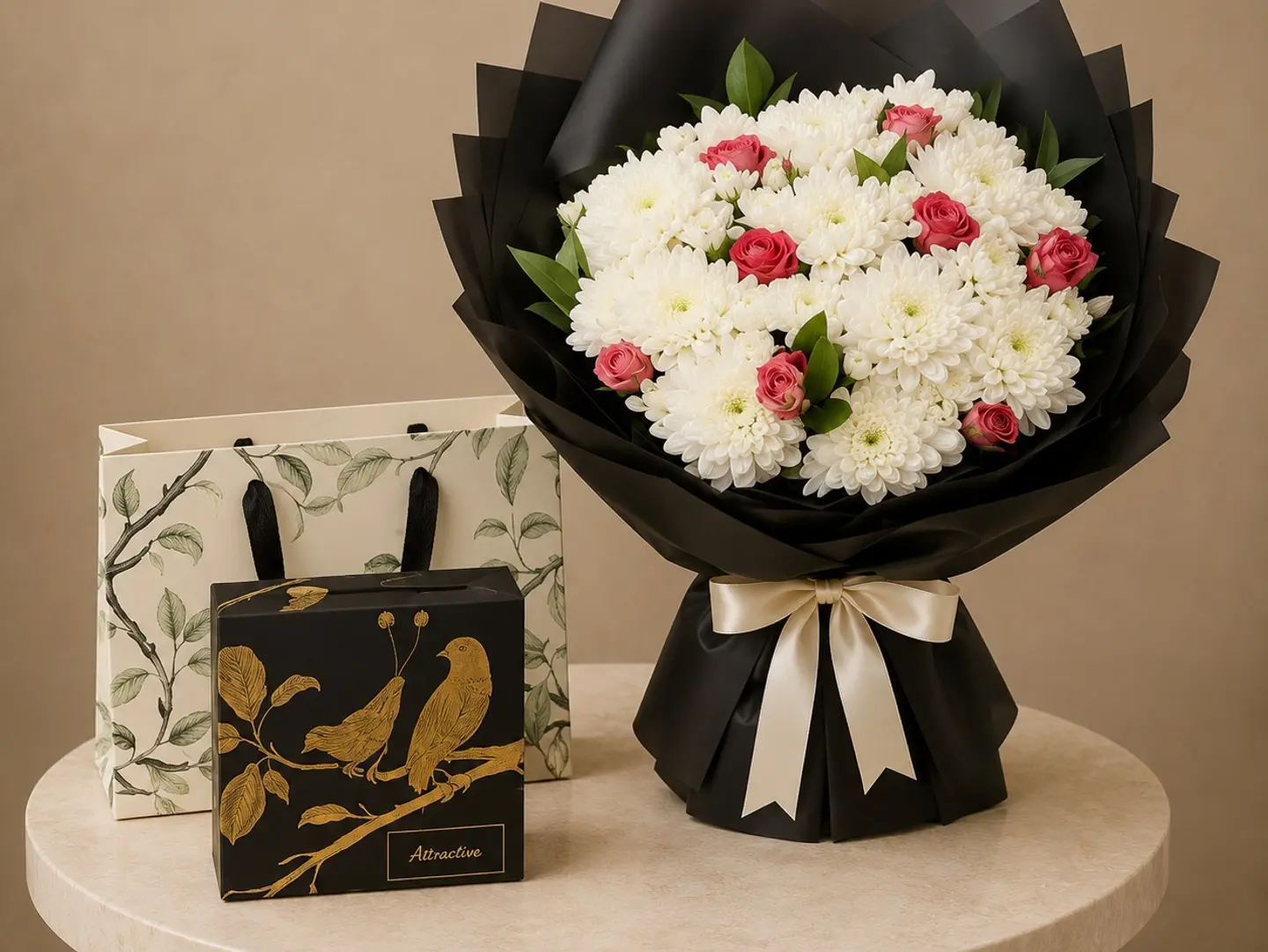ورد وشوكولاتة أنوش
