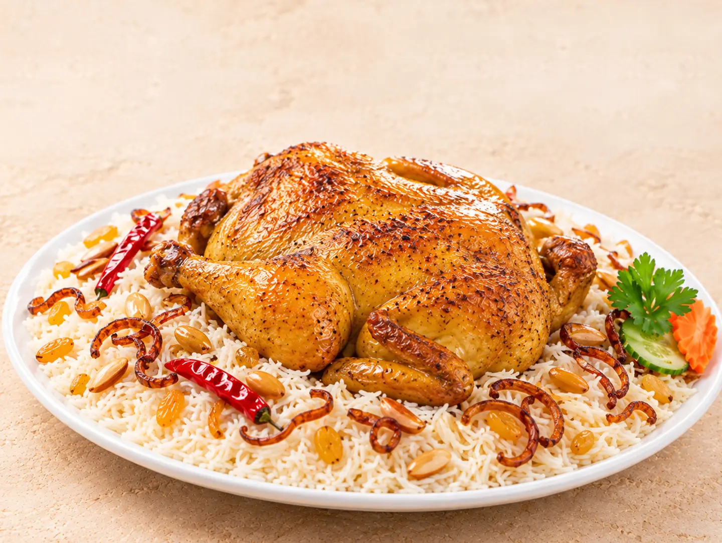 دجاج مدفون - نص حبة دجاج