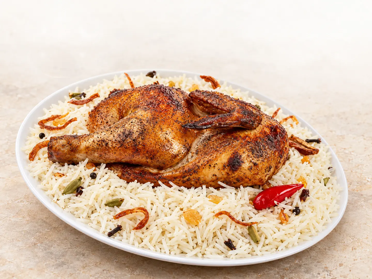 دجاج شوايه - نص حبة دجاج