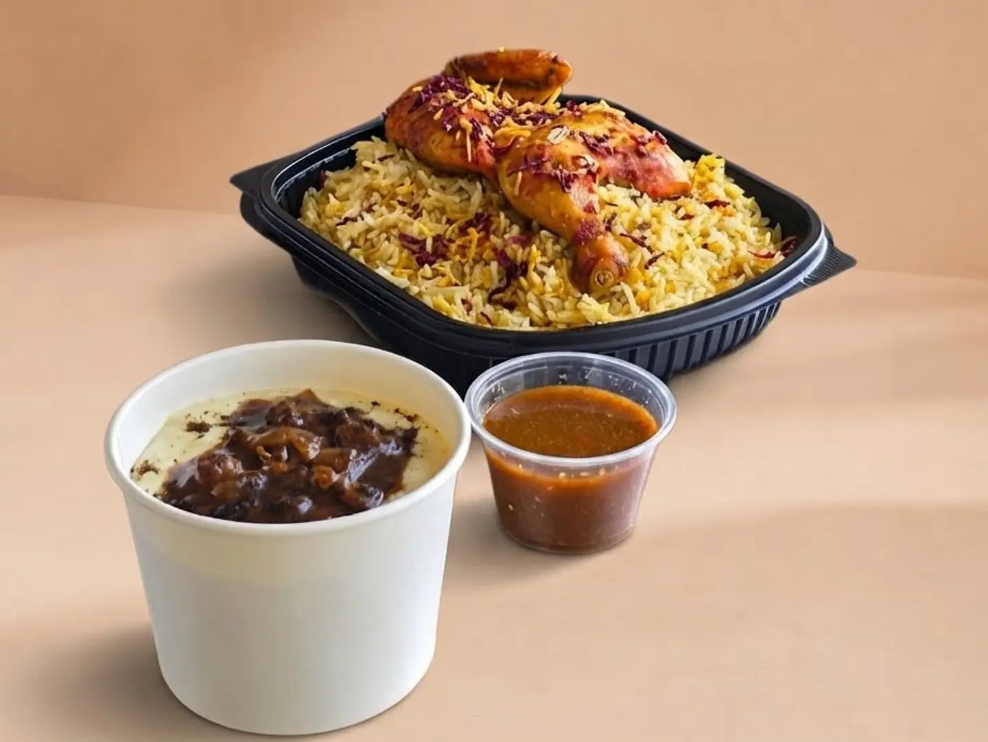 Chicken Mandi With Small Jareesh