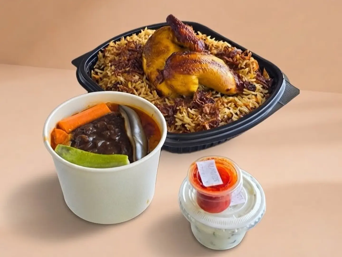 Chicken Bukhari With Mini Marqouq