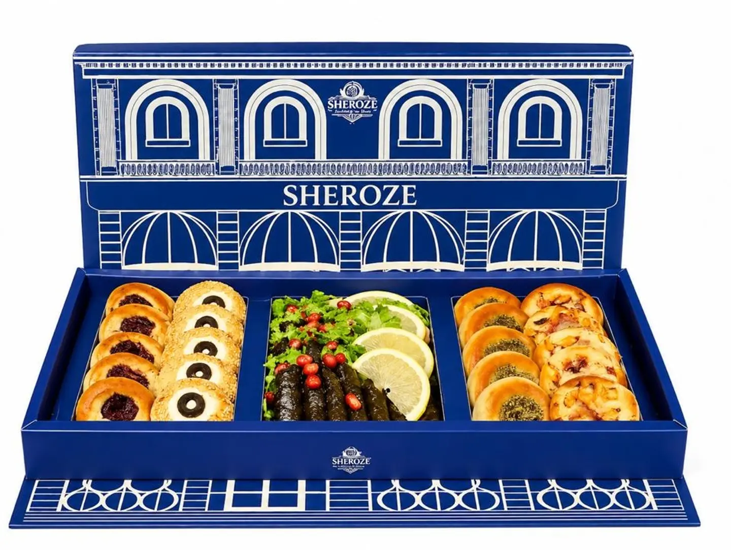 Tea Time Pastries With Stuffed Vine Leaves