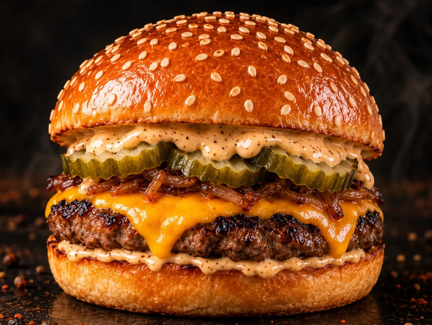 Sizzle Angus Burger