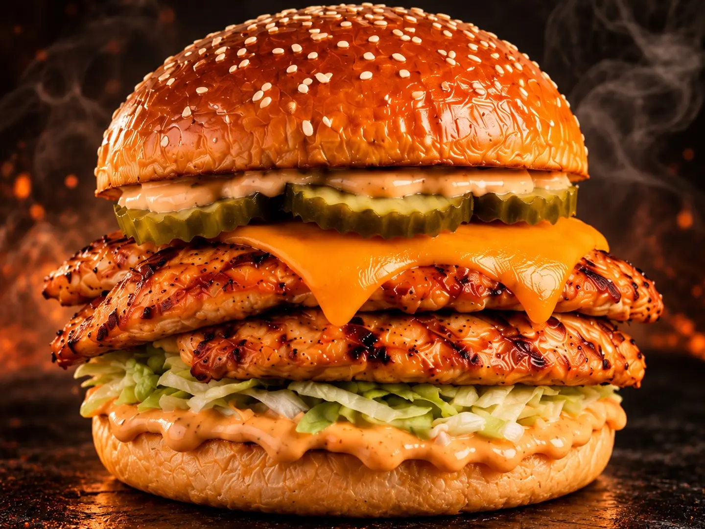 Sizzle Chicken Burger
