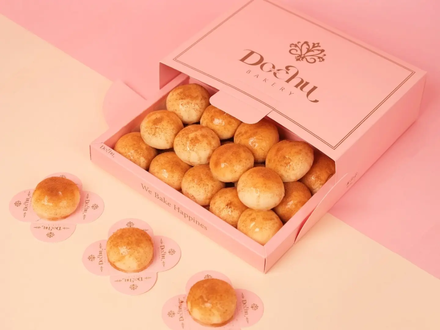 Cinnabon Balls With Kiri Cheese And Cinnamon