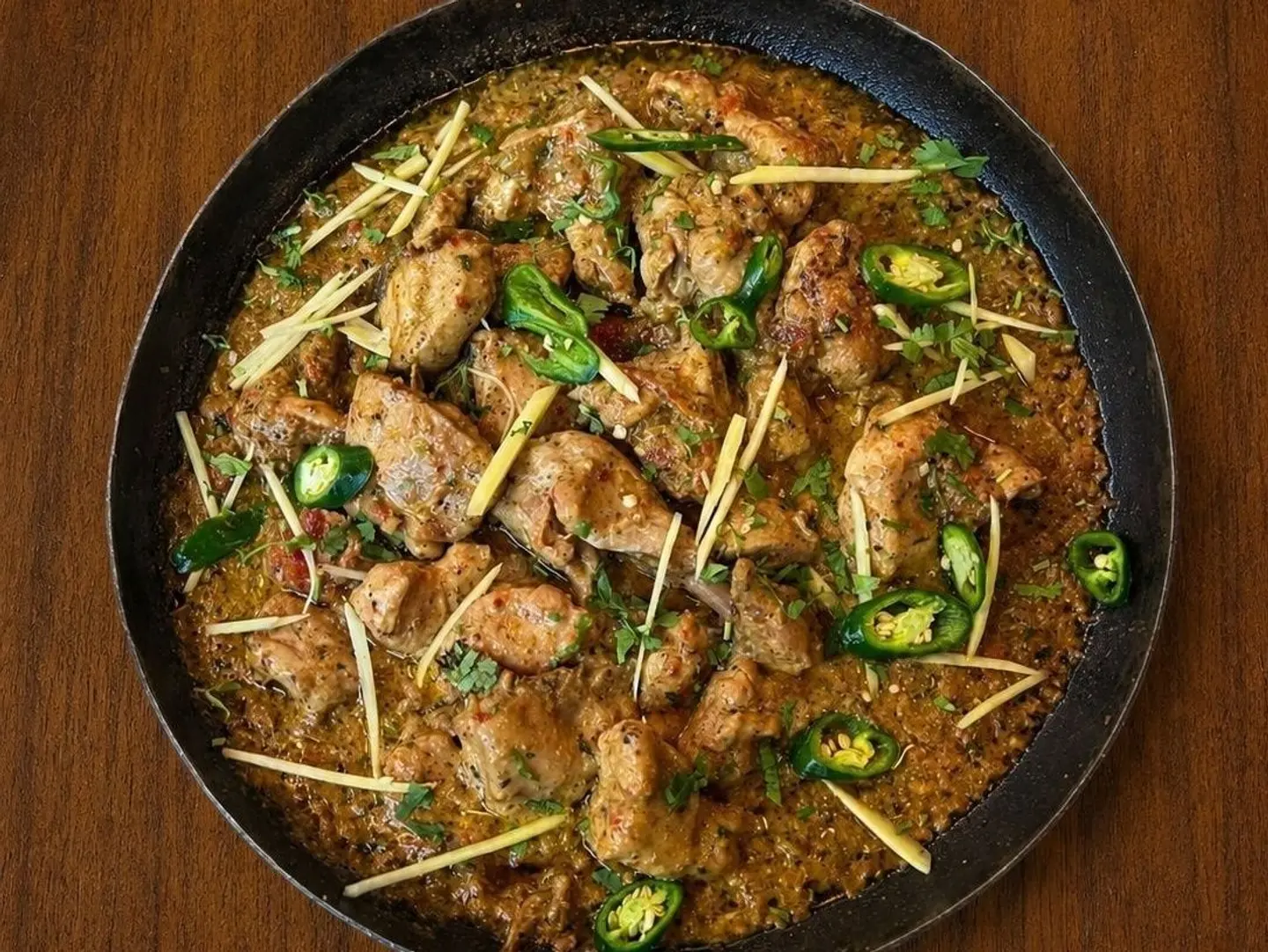 Chicken Karahi With Black Pepper - Small