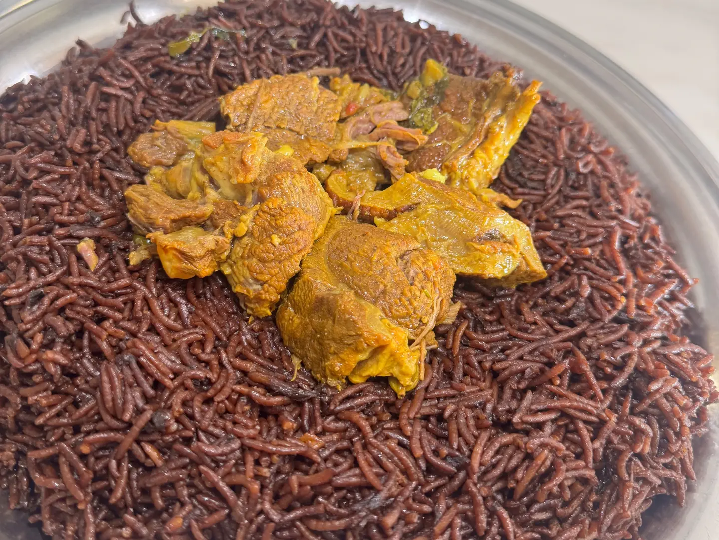محموص لحم وسط