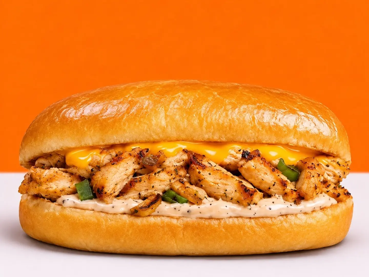 Chicken Philly Steak Sandwich