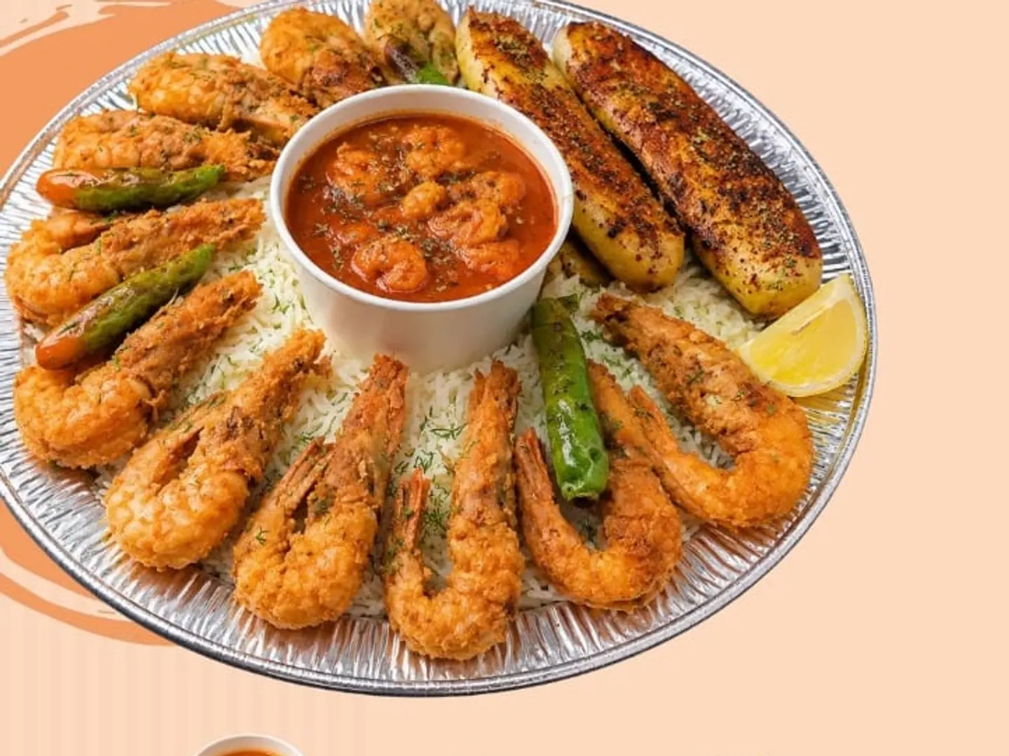 صينية شرمب كافيار