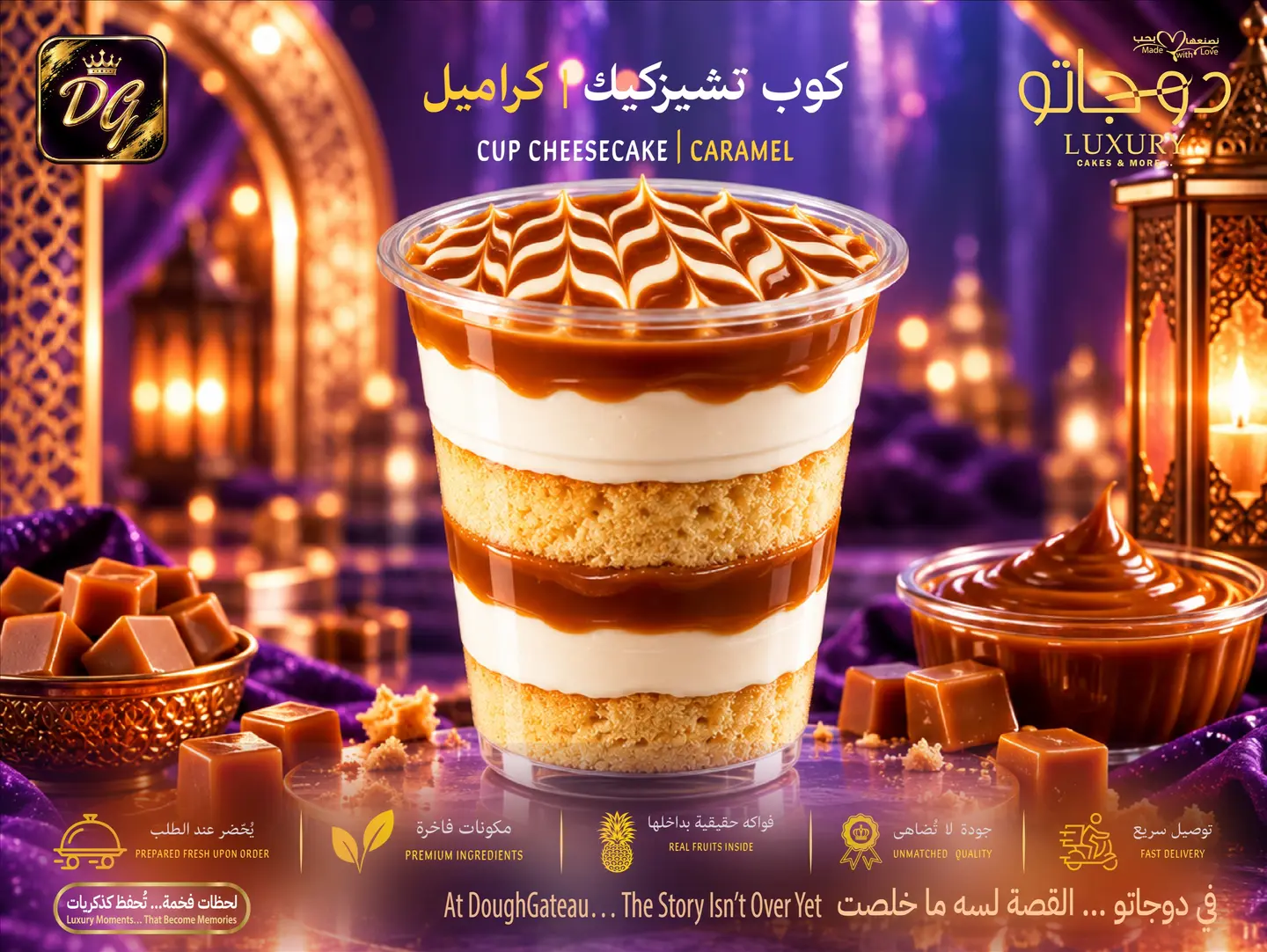 Caramel Cup Cheesecake