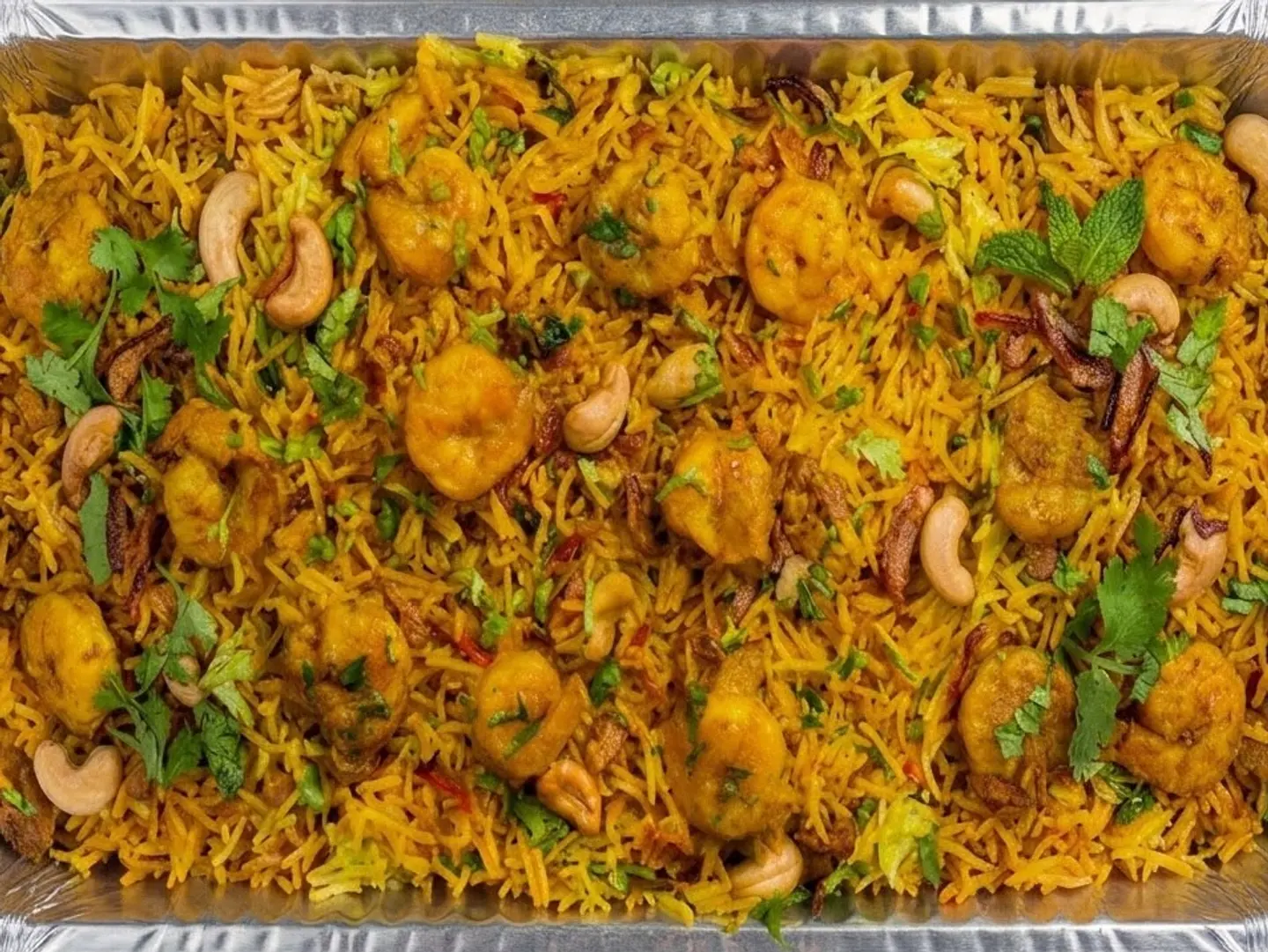 Family Shrimp Biryani